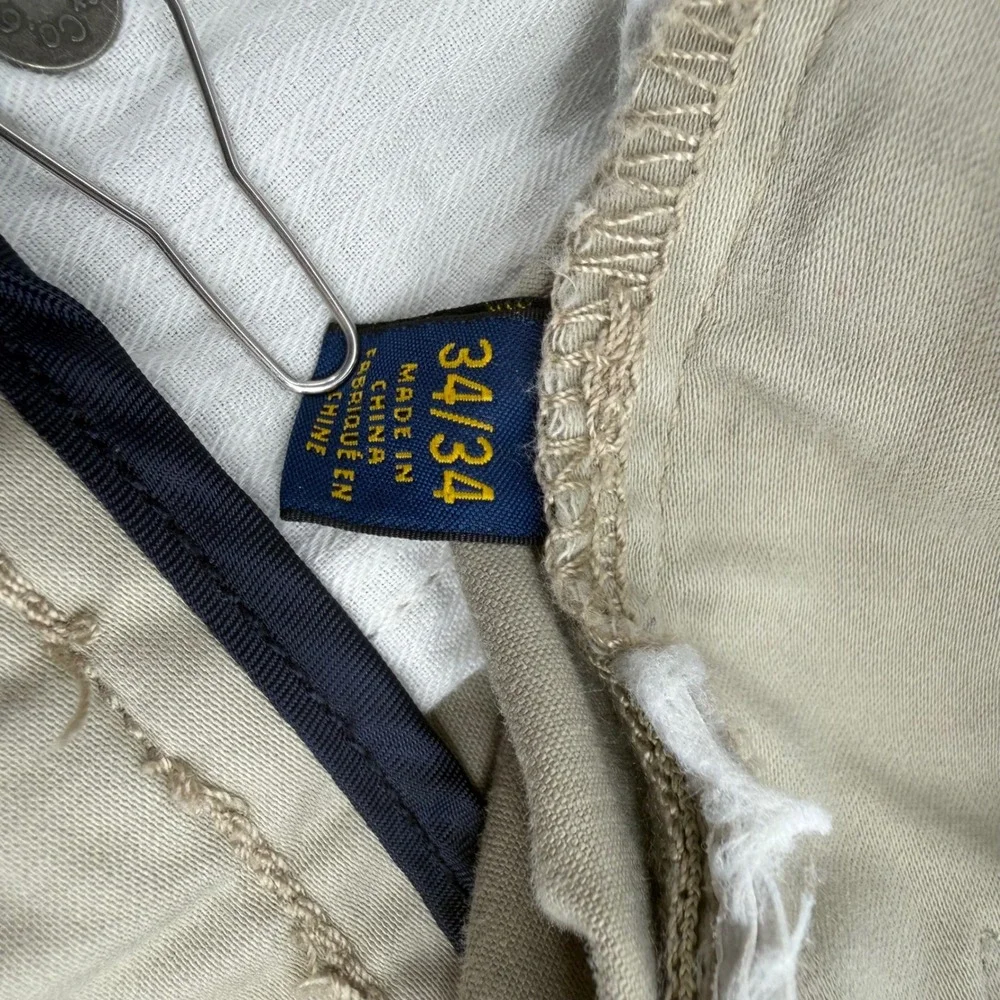 Polo Ralph Lauren Prospect Straight Fit Khaki Chino Pants‎ Mens 34x34